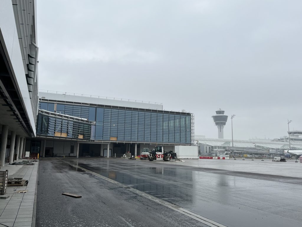 Endspurt bei der Erweiterung des Terminal 1 am Flughafen München