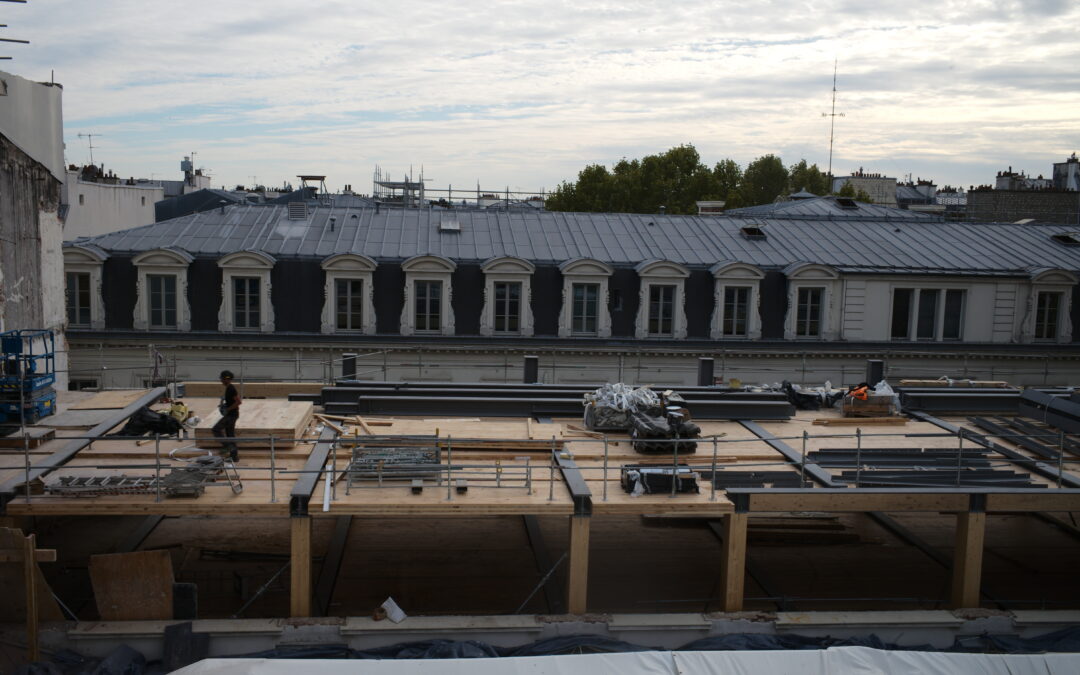 Baustellenbesuch bei Îlot Condorcet in Paris